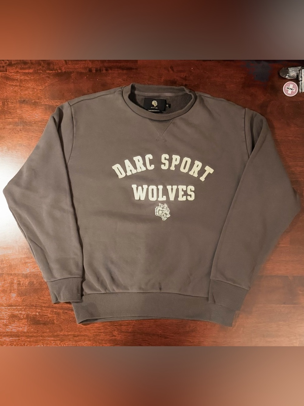 Darc Sport Gray 'Wolves' XL Limited Edition Crewneck Sweatshirt - #644 of 1000